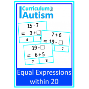 Equal Expressions Addition Subtraction within 20